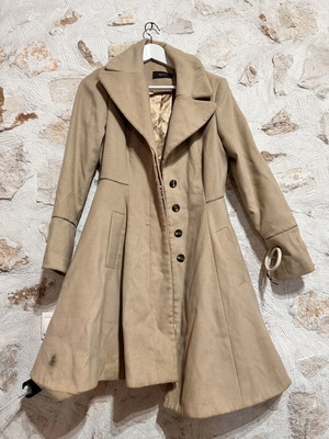 Savoir Camel Princess Coat Size M UK 10 Used