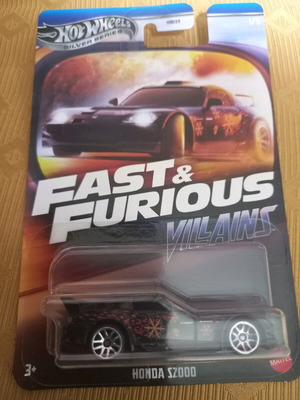 Hot Wheels Honda S2000 Fast And Furious Villains excellent condition