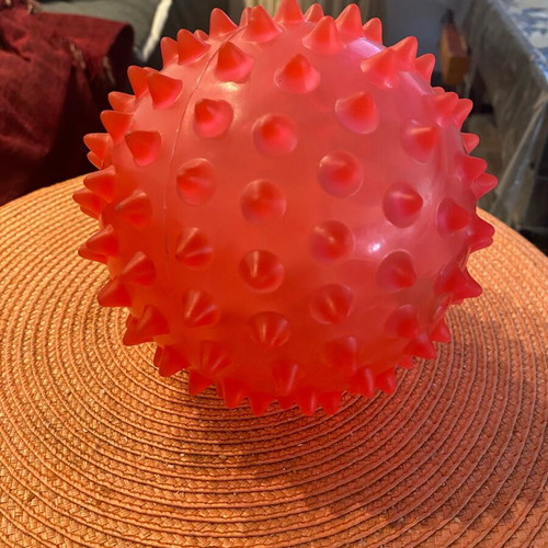 Spiky ball for medium or large dogs like new