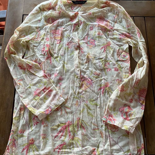 Zara women's light airy blouse like new, multicolor size M