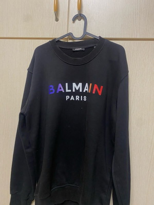 Balmain t shirt μεταχειρισμένο, μέγεθος XXL, μαύρο