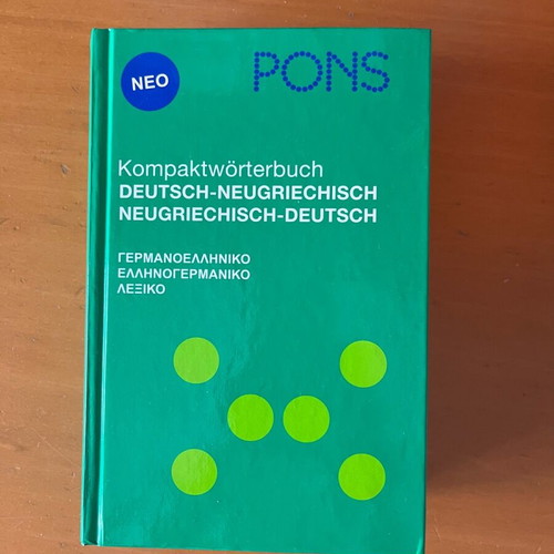 PONS dictionary like new, German-Greek Greek-German