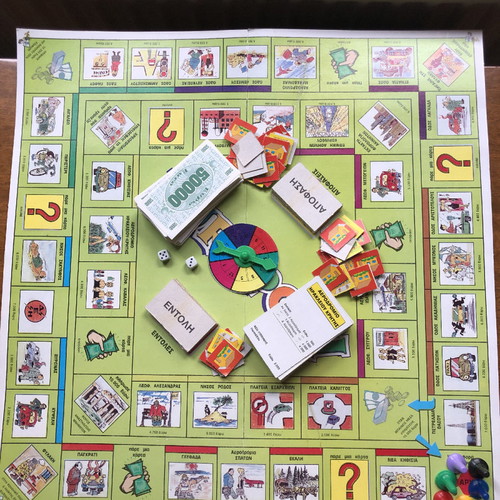 Europoly vintage 2000 board game used