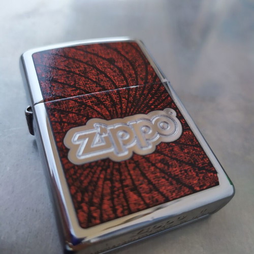 Zippo 2011 lighter with embossed design