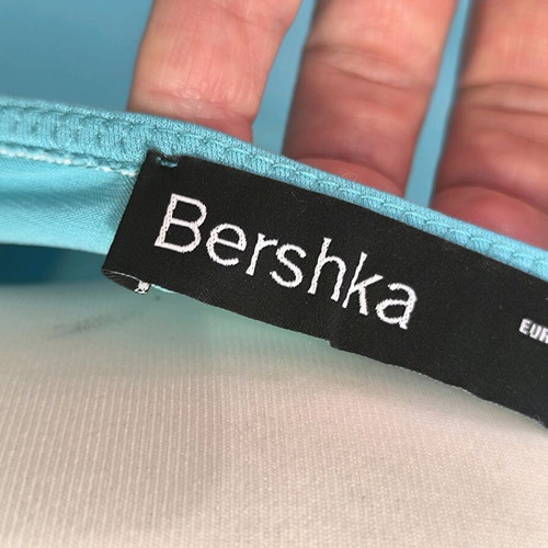 Bershka one-piece used, turquoise, size S/M