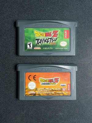 Dragonball Z Taiketsu и Supersonic Warriors употребявани Game Boy Advance