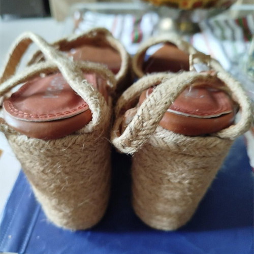 Migato platform sandals used, size 36, beige