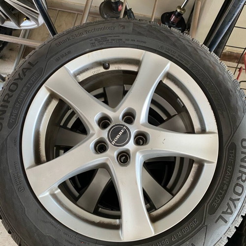 Borbet rims used 7Jx17 5x110 with Uniroyal 215/60/17 tires
