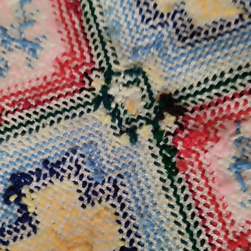 Embroidered pillowcase hand-made like new, 60x50 cm