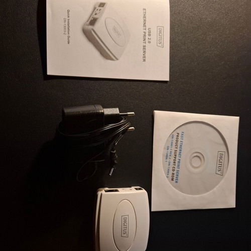 Digitus DN13003-2 Print Server Ethernet / USB like new