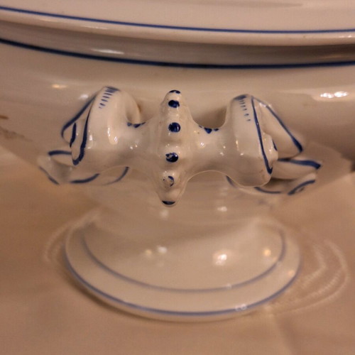 Russian porcelain dinnerware set 1890 vintage like new with hand painting