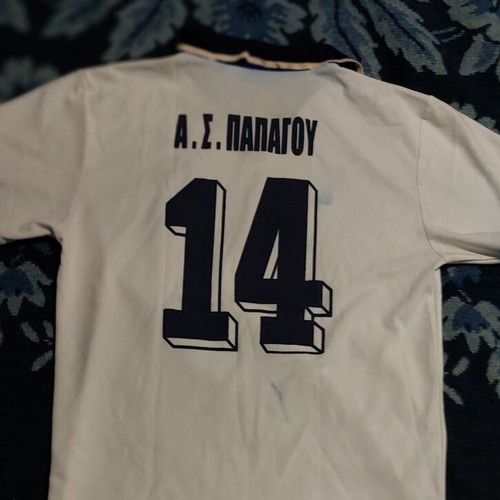 Two Papagou Vintage Match Worn Jerseys like new, large