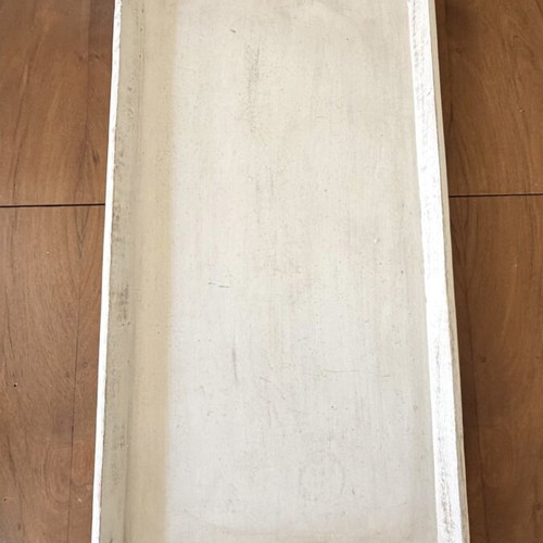 Large Wooden Serving Tray shabby chic vintage, new