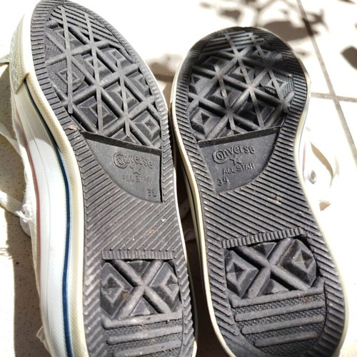 Converse Allstar women's white shoes used