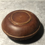Vintage Chinese carved box with butterflies