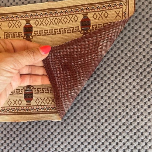Vintage set of 5 Bulgarian coffee serving napkins like new, retro folk 70s 80s