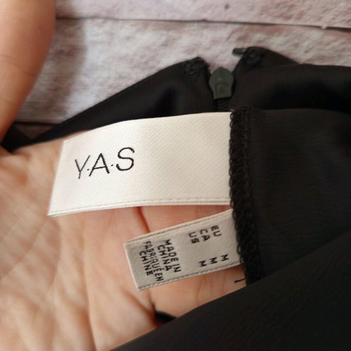 Yas petite dress with straps like new, black, size M