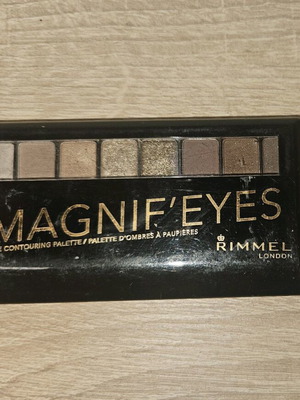 Rimmel eyeshadows used a few times