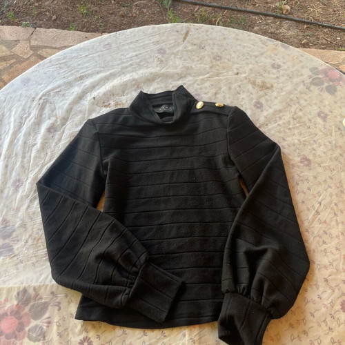 Women's outerwear like new, black, size S