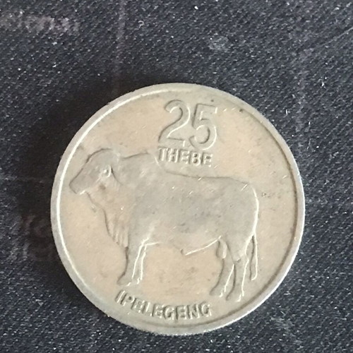 Botswana 25 Thebe 1976 coin