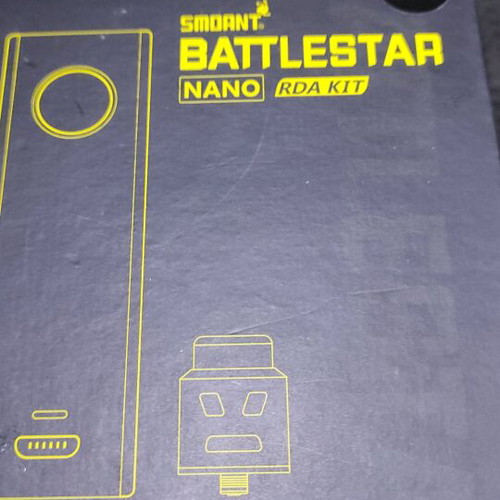 Smoant BattleStar Nano RDA Kit Black από ανοξείδωτο ατσάλι καινούργιο