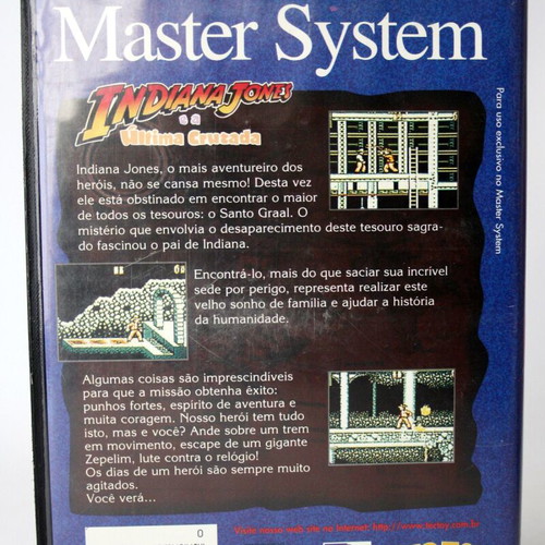 Sega Master System Indiana Jones Last Crusade Tec Toy 1990s new