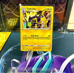 Pokemon card holographic to toxtricity