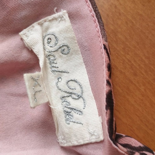 Rebel dress size XL like new, beige and pink