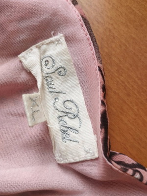 Rebel dress size XL like new, beige and pink
