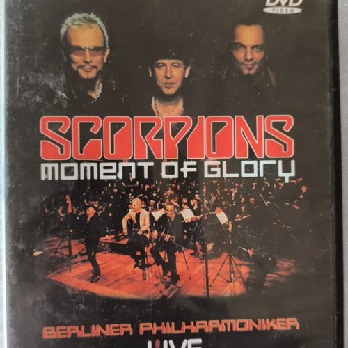 Scorpions Moment of Glory Live DVD σαν καινούργιο, rock