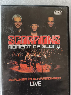Scorpions Moment of Glory Live DVD σαν καινούργιο, rock