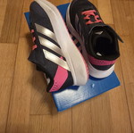 Παιδικά αθλητικά παπούτσια Adidas Duramo SL, νούμερο 30,5, μπλε και ροζ