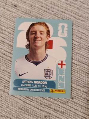 Panini ποδοσφαιρικό αυτοκόλλητο Anthony Gordon