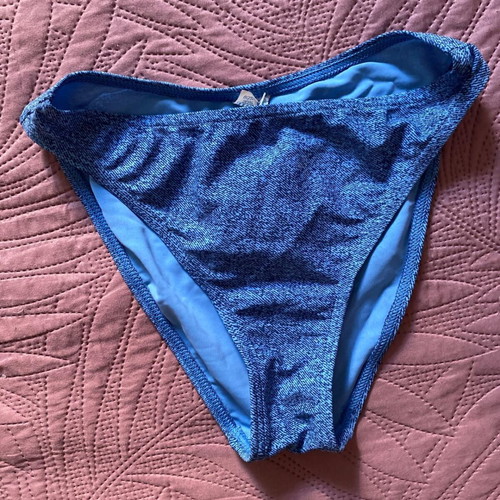 Motivo bikini set snakeskin blue new with tag