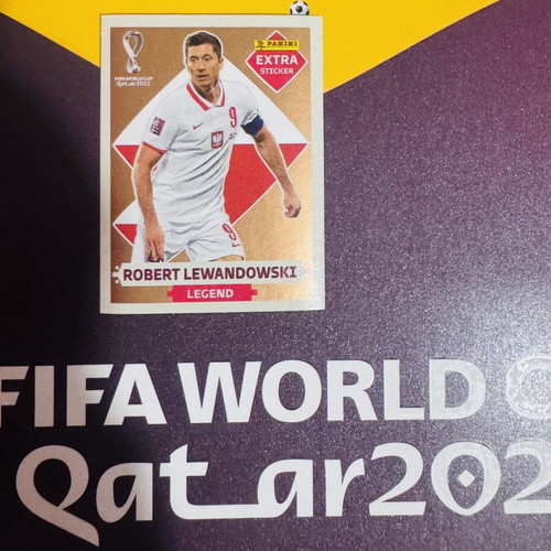 Panini World Cup 2022 Extra Sticker Robert Lewandowski Legend Bronze new