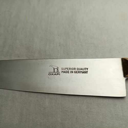 Okapi Chef Knife Vintage Genuine Germany Bakelite Handle 1980s #14