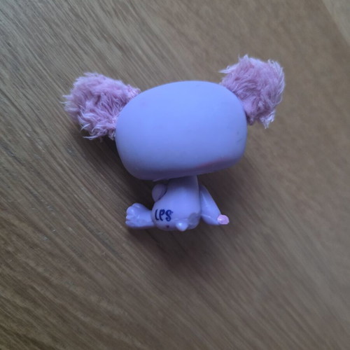 Littlest Pet Shop 2511 Panda Bear used purple pink fuzzy