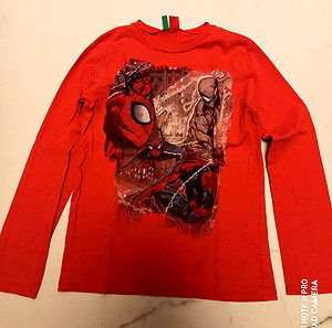 Mπλούζα SPIDERMAN BENETTON για αγόρι Νο 10-11
