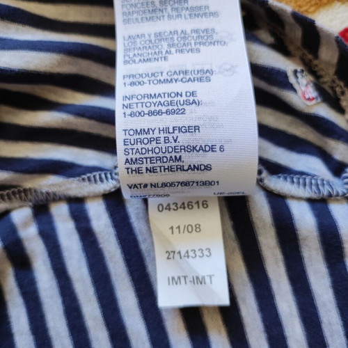 Tommy Hilfiger Denim 2-in-1 Striped Summer Dress size L like new