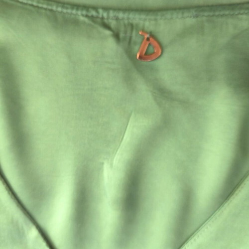 Dixie satin green blouse like new, 100% viscose, size S-L