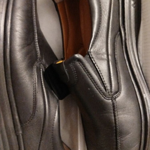 Sabino black slip-on shoes size 45 like new