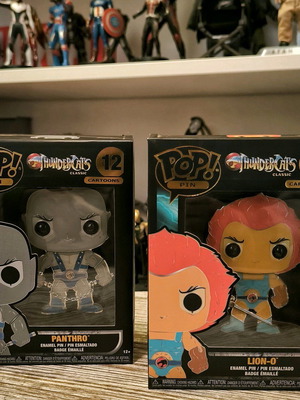 Φιγούρες funco pop pin  Lion-o και Panthro απ' τους Thundercats