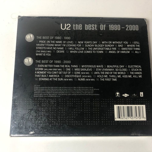 U2 The Best Of 1980 2000 2CD new in sealed packaging