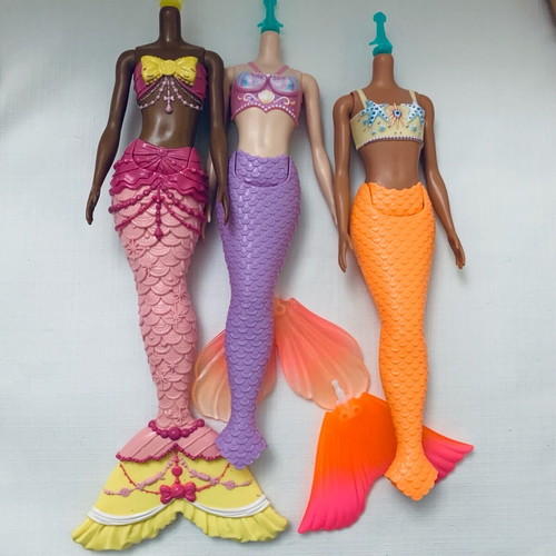 Barbie Mermaids bodies like new, pack of 3