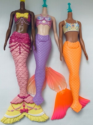 Barbie Mermaids bodies like new, pack of 3