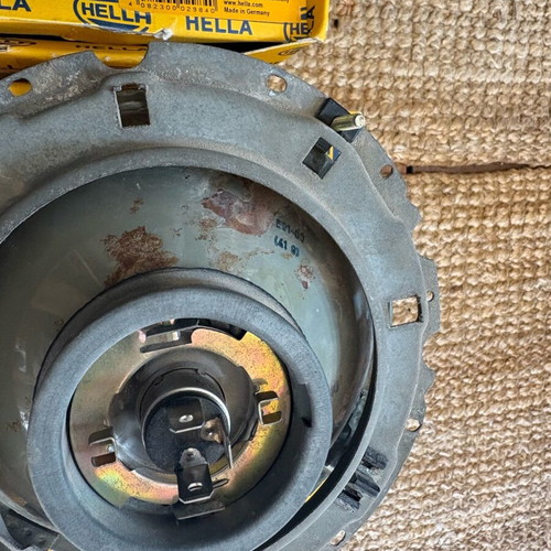 Φανάρια Hella H4 για VW Beetle ’68 μεταχειρισμένα, ζευγάρι με φακό LHD