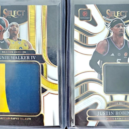 Euroleague Select 2025-2026 Panini 2 patches new