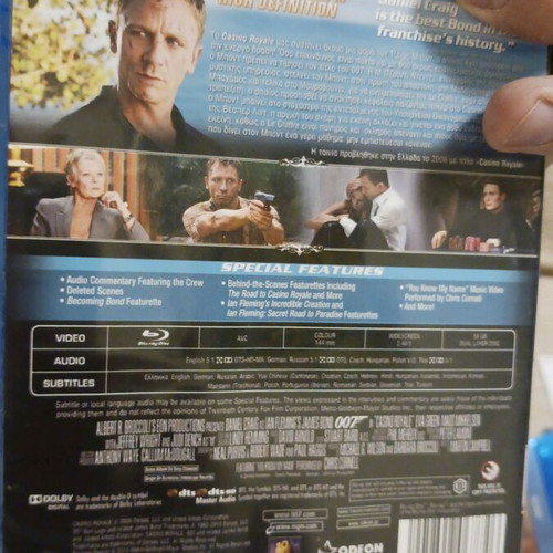 Blue Ray James Bond Casino Royale used in excellent condition