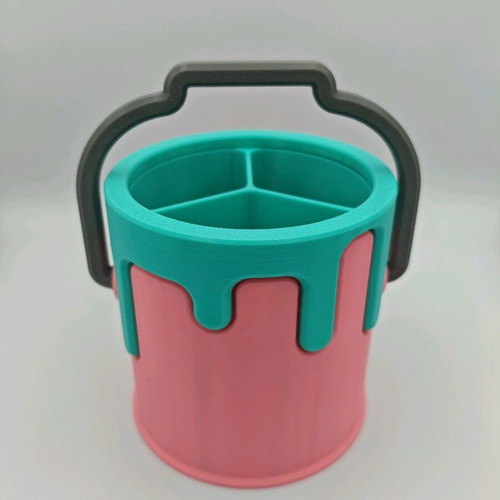 Pencil holder new in container shape made from esun pla+ 3d printed material
