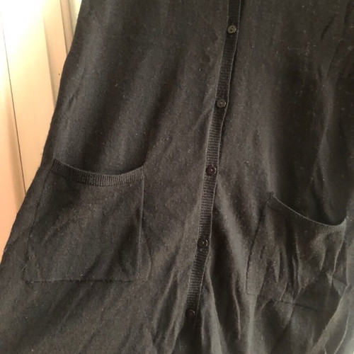 Brian & Barry black thin cardigan, size L